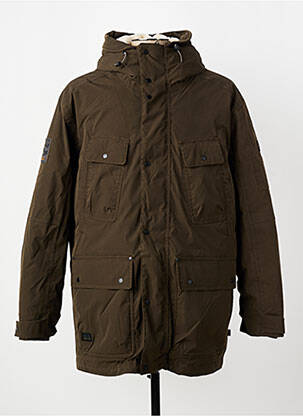 Parka finition intérieure doublure satiné a capuche vert CAMEL ACTIVE homme