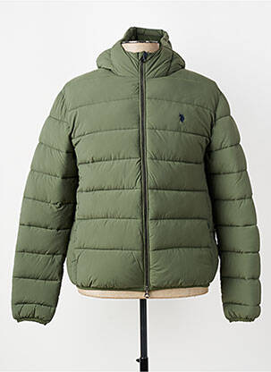 Doudoune poches a capuche vert U.S. POLO ASSN homme