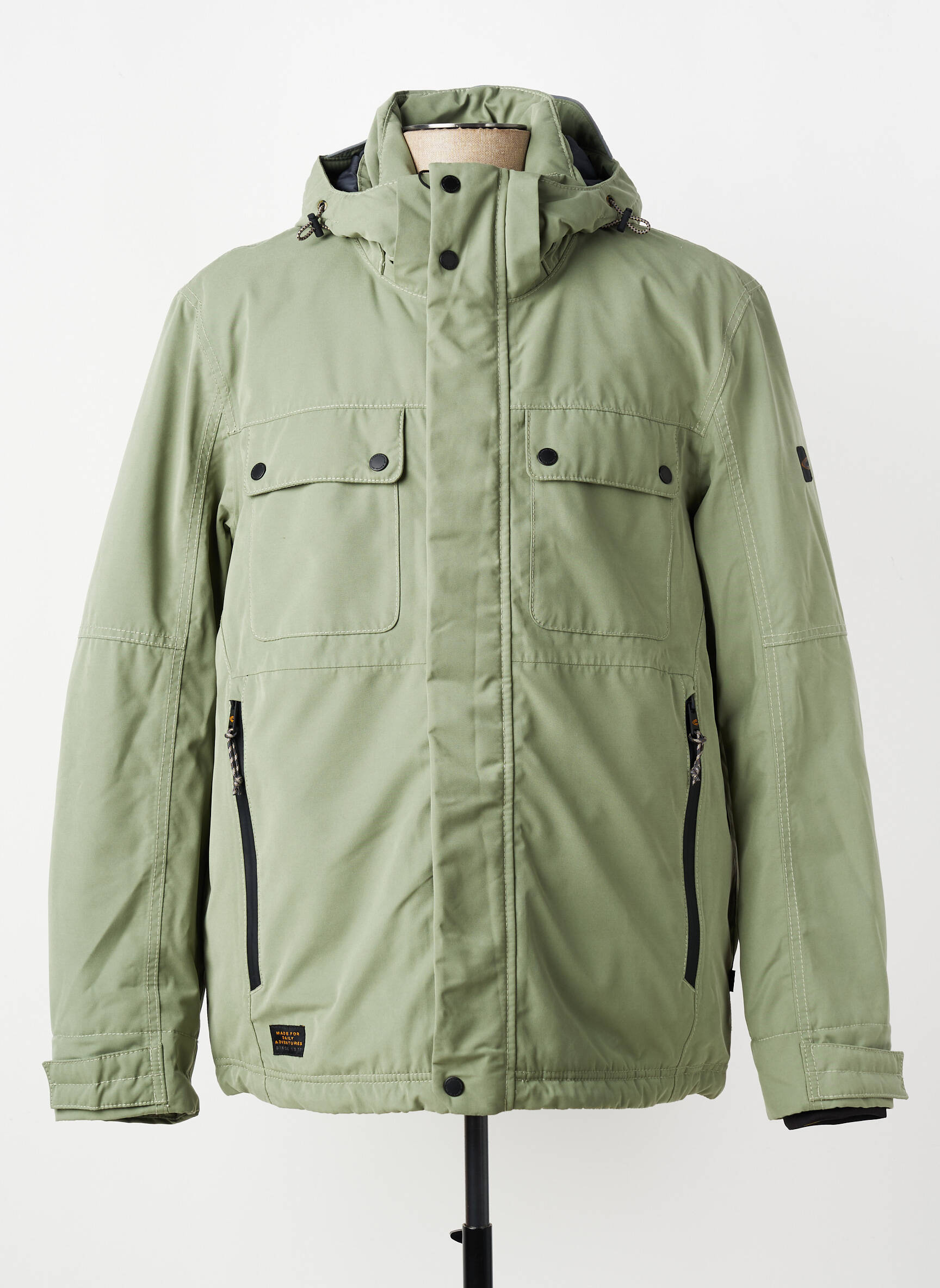 Doudoune poches a capuche vert CAMEL ACTIVE homme