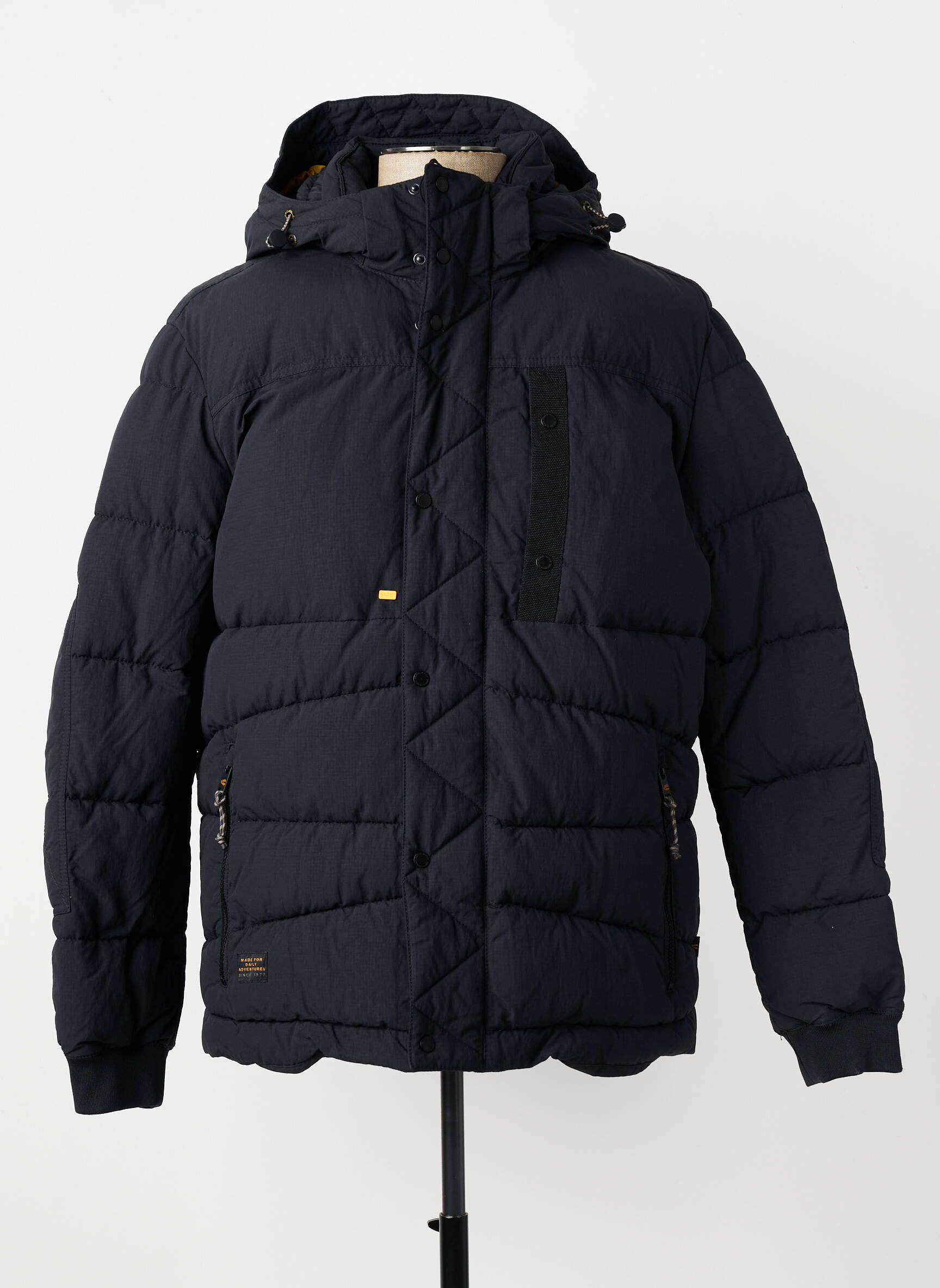 Doudoune poches a capuche noir CAMEL ACTIVE homme