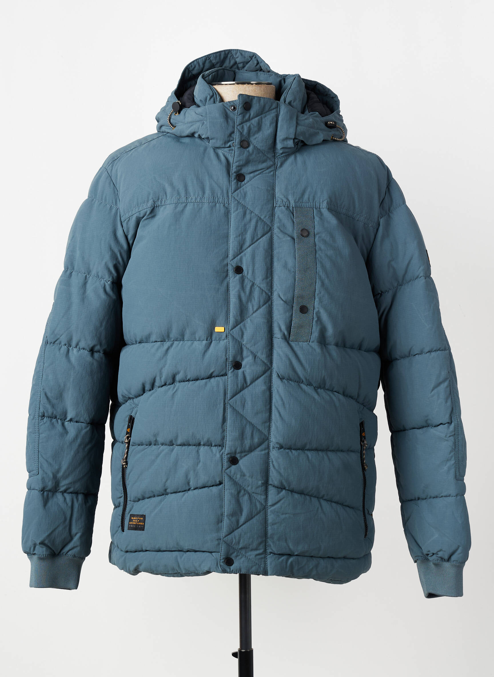 Doudoune poches a capuche bleu CAMEL ACTIVE homme