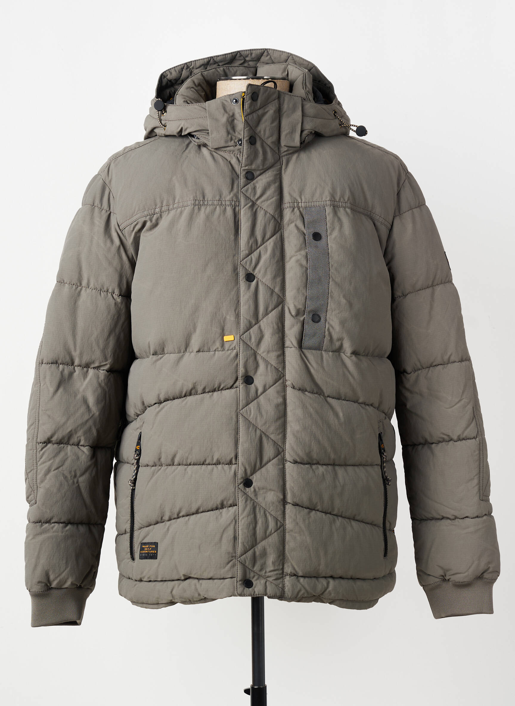 Doudoune poches a capuche gris CAMEL ACTIVE homme