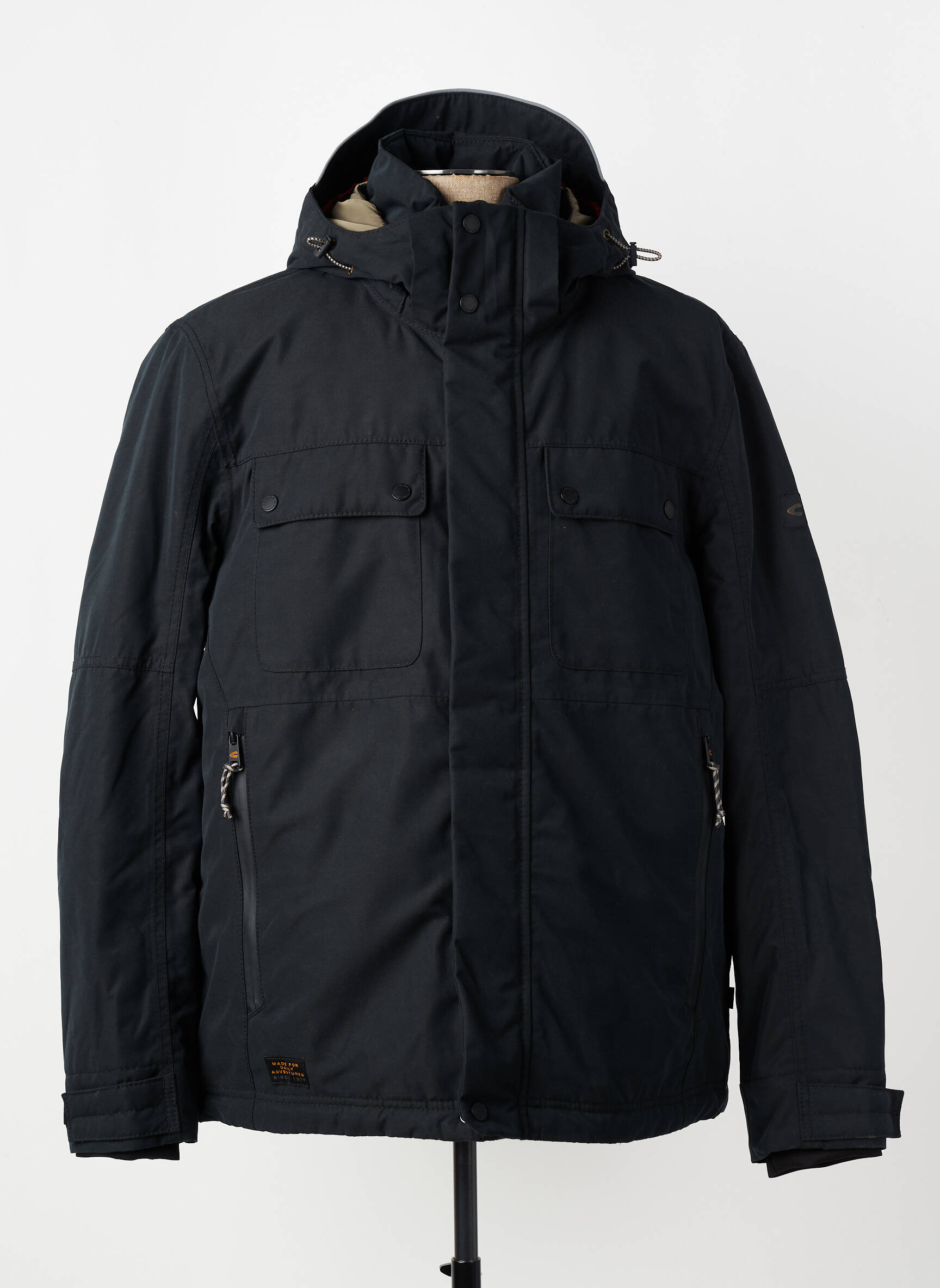 Doudoune poches a capuche noir CAMEL ACTIVE homme