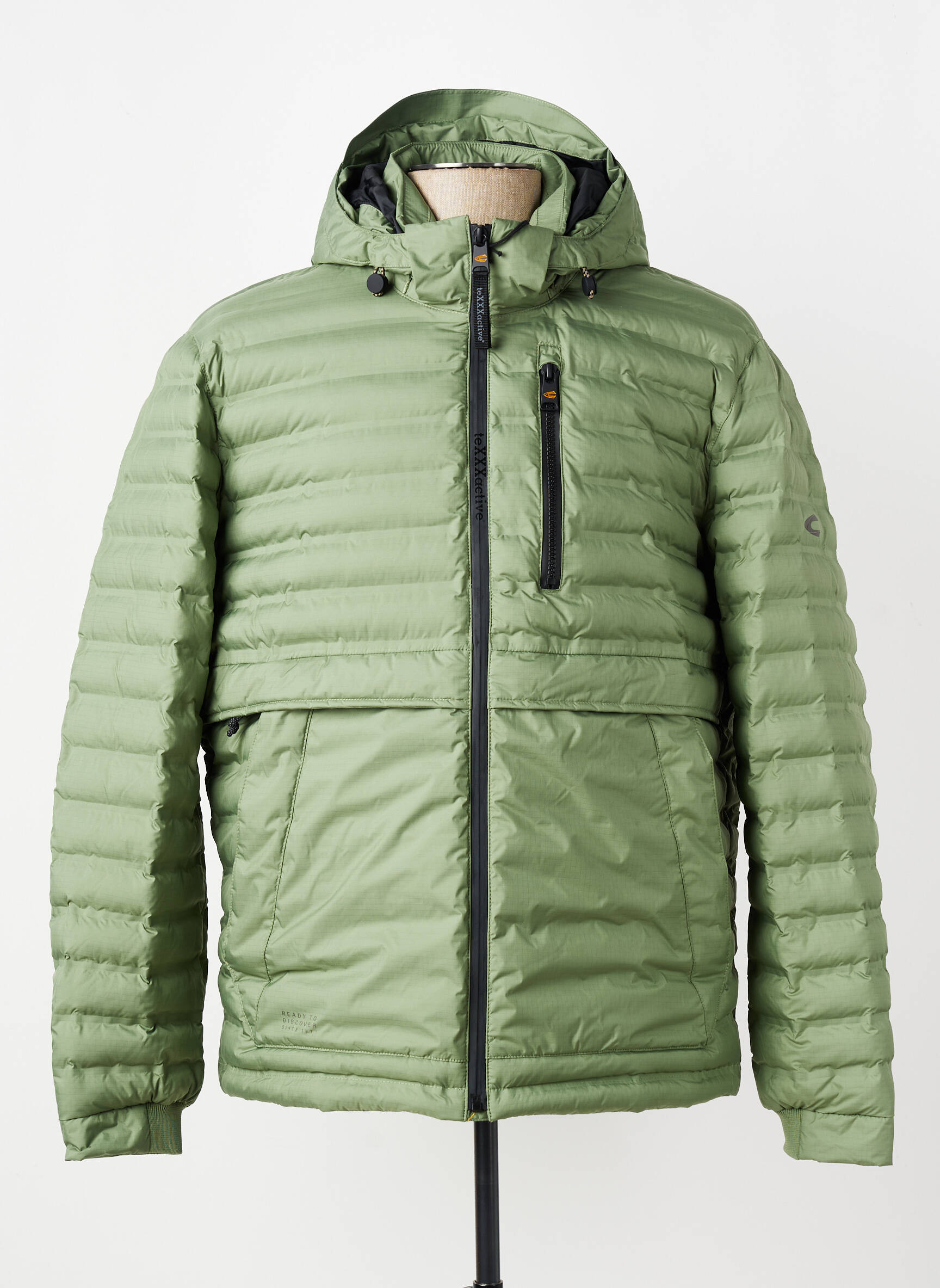Doudoune poches a capuche vert CAMEL ACTIVE homme
