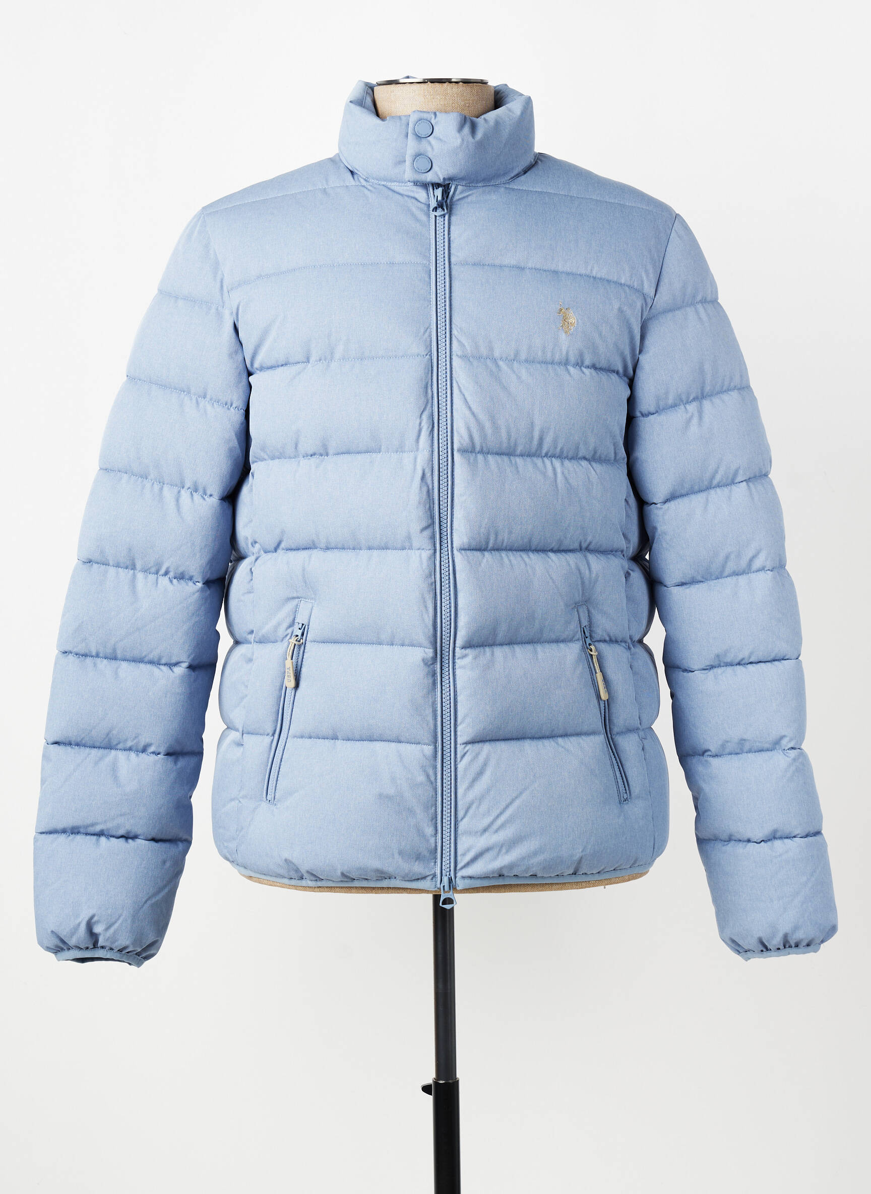 Doudoune poches sans capuche bleu U.S. POLO ASSN homme