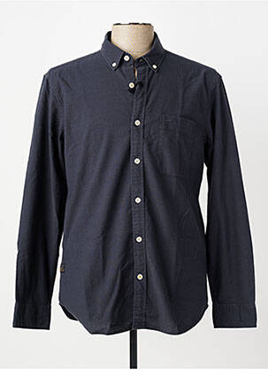Chemise manches longues coupe cintrée bleu CAMEL ACTIVE homme