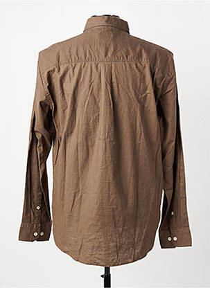 Chemise manches longues coupe cintrée marron CAMEL ACTIVE homme
