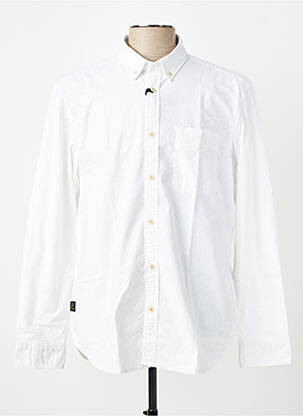 Chemise manches longues coupe cintrée blanc CAMEL ACTIVE homme