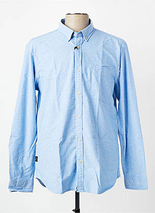 Chemise manches longues coupe cintrée bleu CAMEL ACTIVE homme