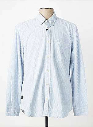 Chemise manches longues coupe cintrée bleu CAMEL ACTIVE homme
