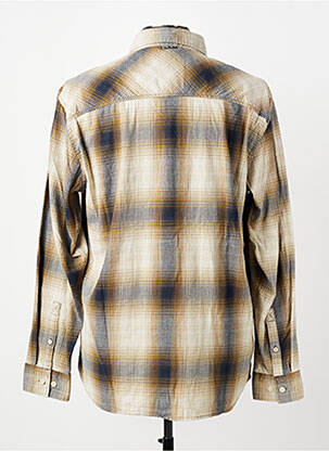Chemise manches longues imprimé écossais marron CAMEL ACTIVE homme