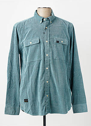 Chemise manches longues coupe cintrée vert CAMEL ACTIVE homme
