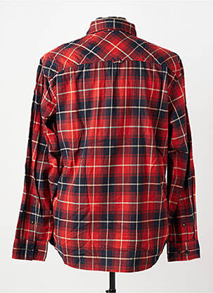 Chemise manches longues imprimé écossais orange CAMEL ACTIVE homme