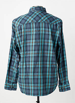 Chemise manches longues imprimé écossais bleu CAMEL ACTIVE homme