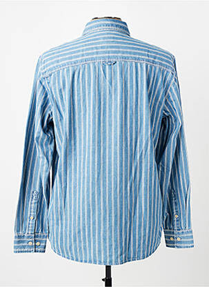 Chemise manches longues coupe cintrée bleu CAMEL ACTIVE homme