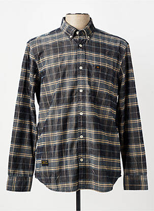 Chemise manches longues imprimé écossais gris CAMEL ACTIVE homme