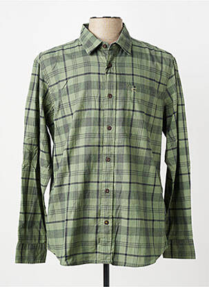 Chemise manches longues imprimé écossais vert CAMEL ACTIVE homme