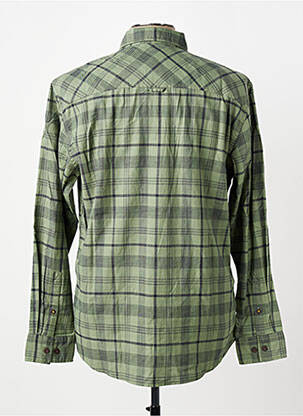 Chemise manches longues imprimé écossais vert CAMEL ACTIVE homme