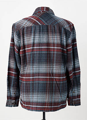 Chemise manches longues imprimé écossais bleu CAMEL ACTIVE homme
