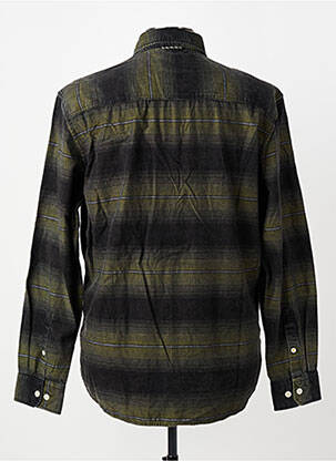 Chemise manches longues imprimé écossais vert CAMEL ACTIVE homme