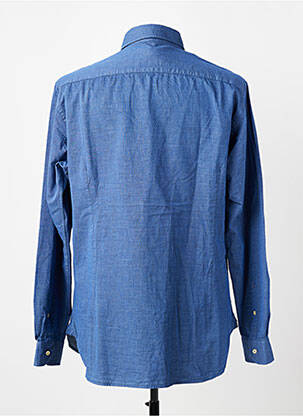 Chemise manches longues coupe cintrée bleu U.S. POLO ASSN homme