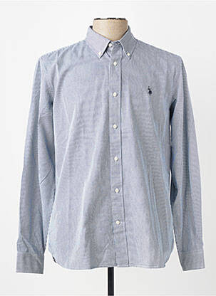Chemise manches longues coupe cintrée gris U.S. POLO ASSN homme