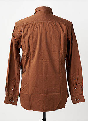 Chemise manches longues coupe cintrée marron U.S. POLO ASSN homme