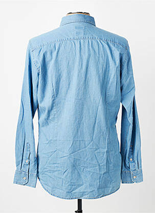 Chemise manches longues coupe cintrée bleu U.S. POLO ASSN homme