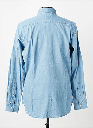 Chemise manches longues coupe cintrée bleu U.S. POLO ASSN homme