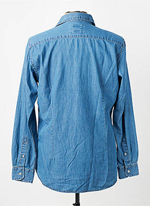 Chemise manches longues coupe cintrée bleu U.S. POLO ASSN homme