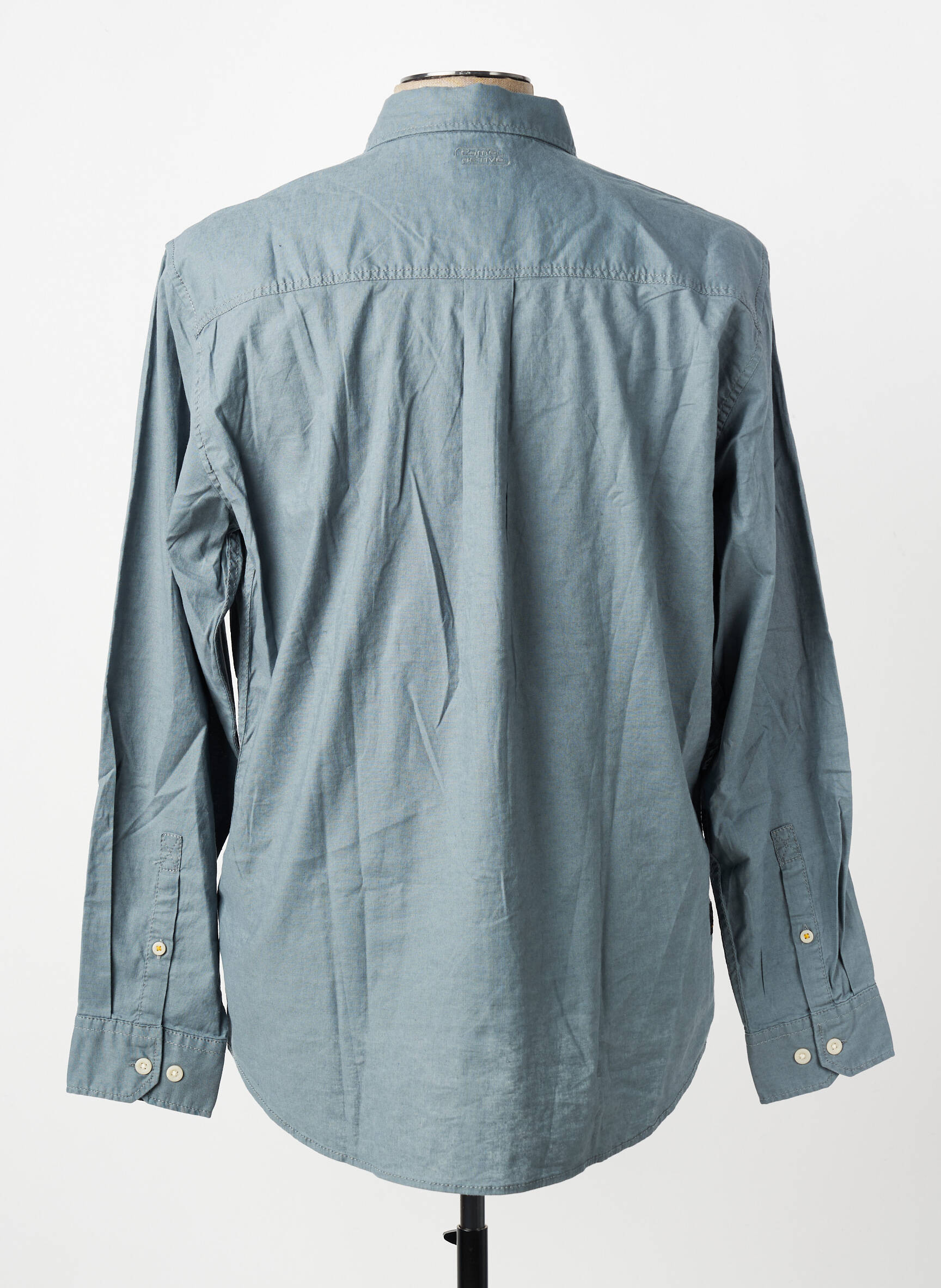 Chemise manches longues coupe cintrée gris CAMEL ACTIVE homme