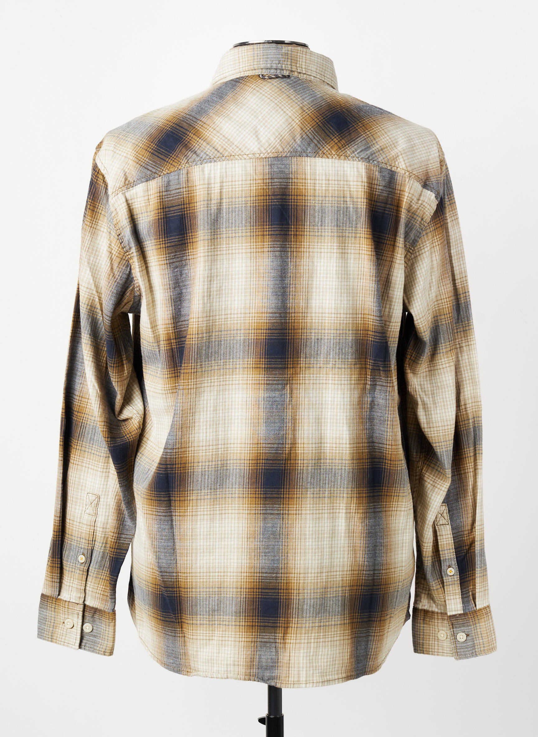 Chemise manches longues imprimé écossais marron CAMEL ACTIVE homme