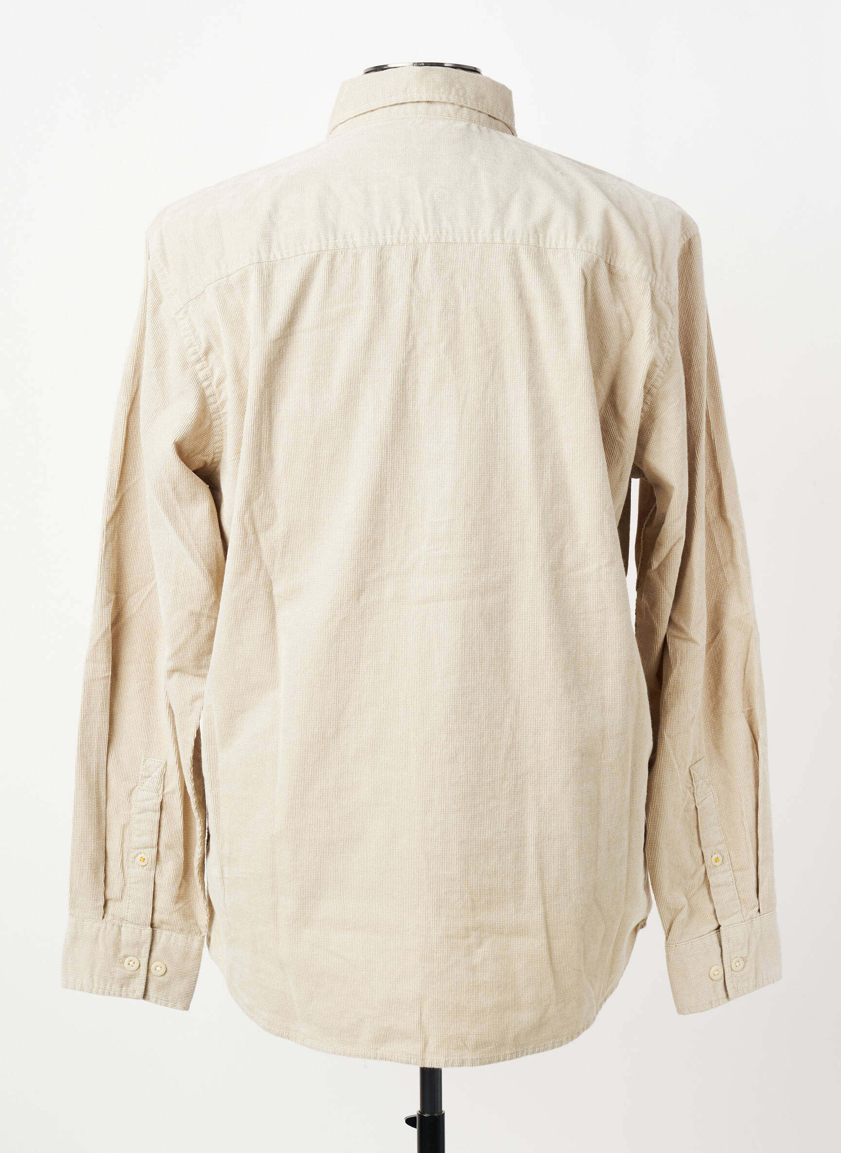 Chemise manches longues coupe cintrée beige CAMEL ACTIVE homme