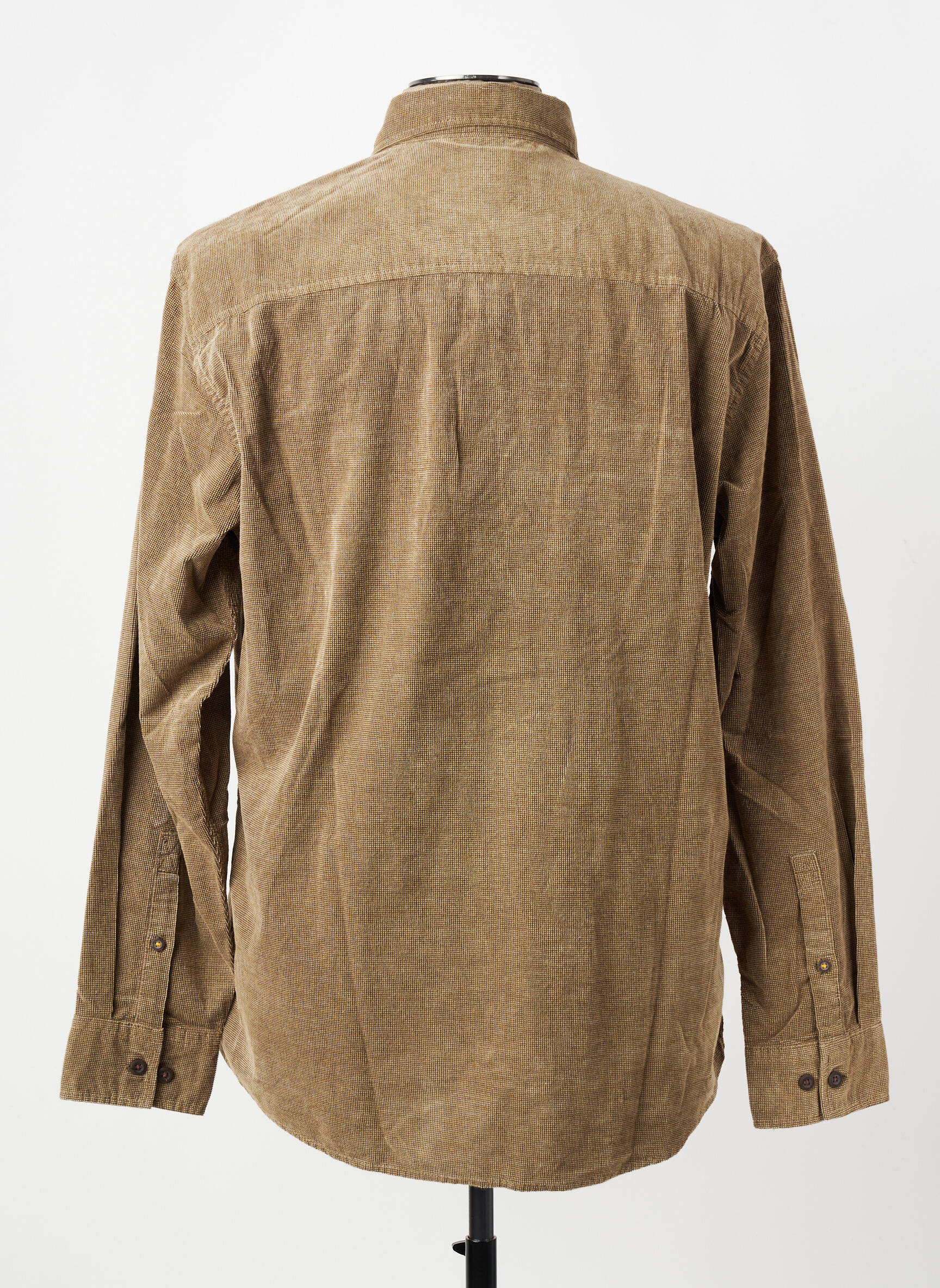 Chemise manches longues coupe cintrée marron CAMEL ACTIVE homme