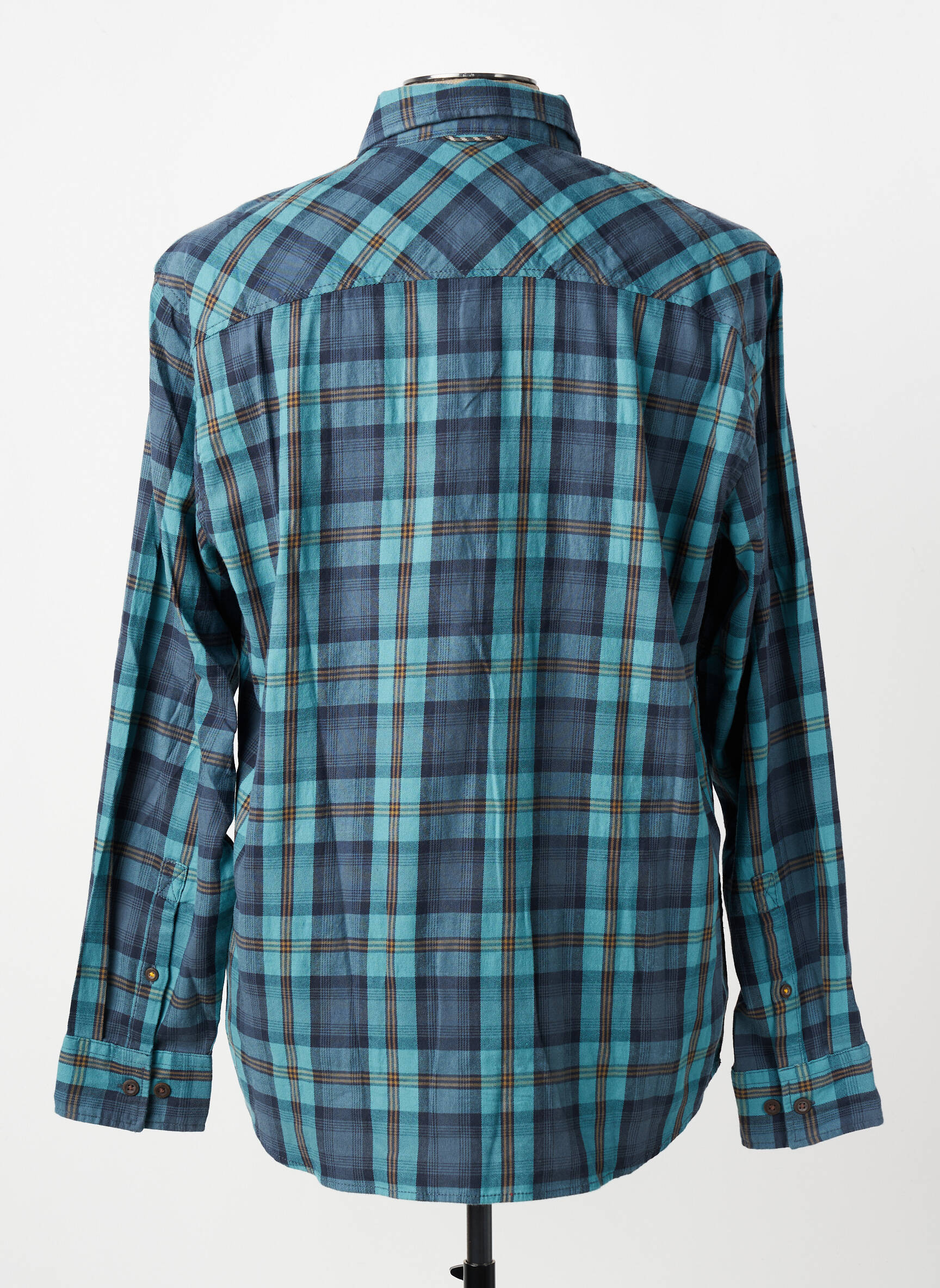 Chemise manches longues imprimé écossais bleu CAMEL ACTIVE homme
