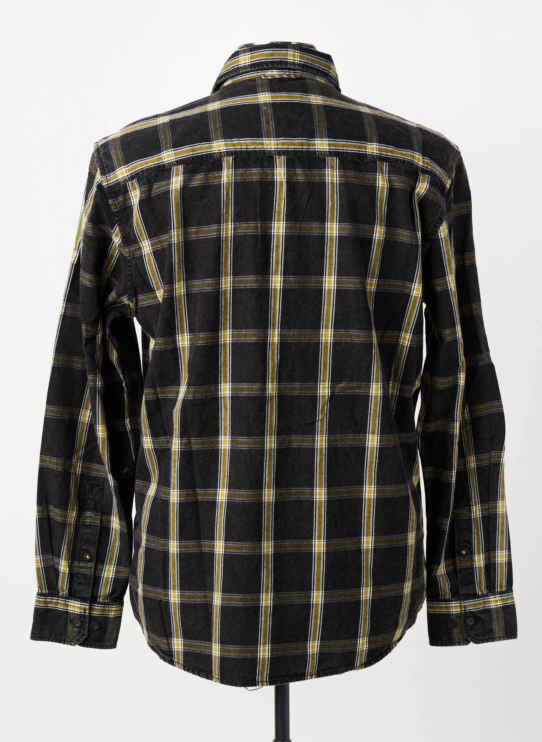 Chemise manches longues imprimé carreaux noir CAMEL ACTIVE homme