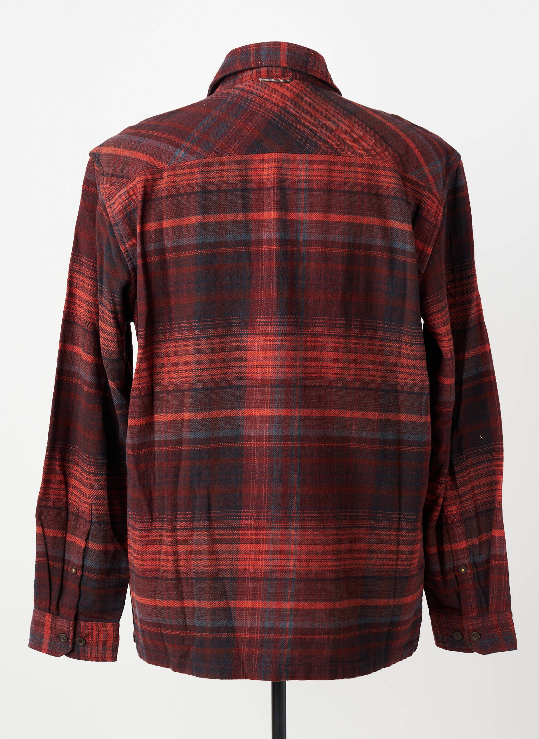 Chemise manches longues imprimé écossais orange CAMEL ACTIVE homme