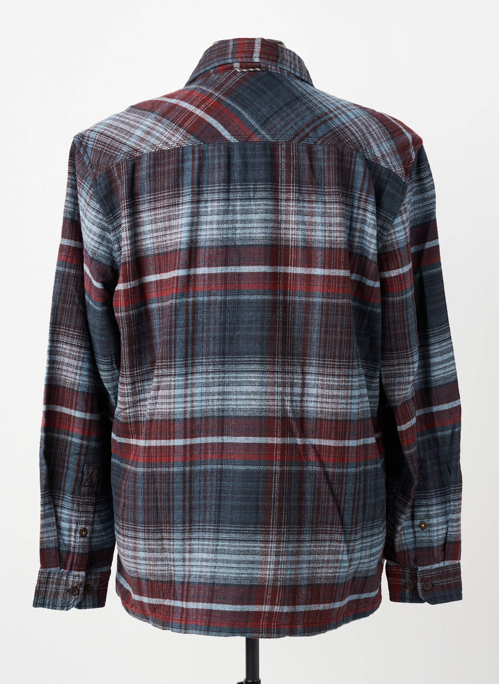 Chemise manches longues imprimé écossais bleu CAMEL ACTIVE homme