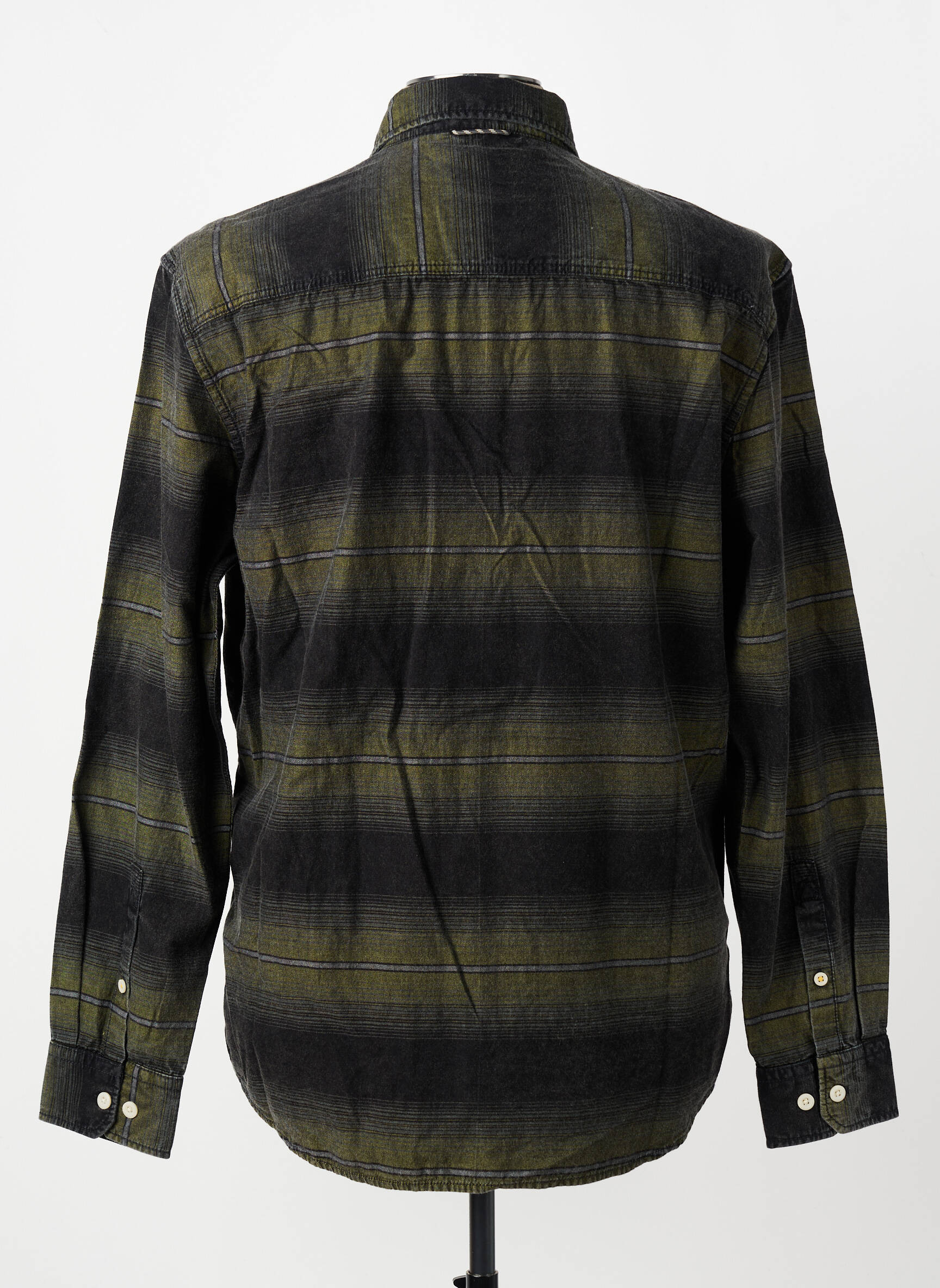 Chemise manches longues imprimé écossais vert CAMEL ACTIVE homme