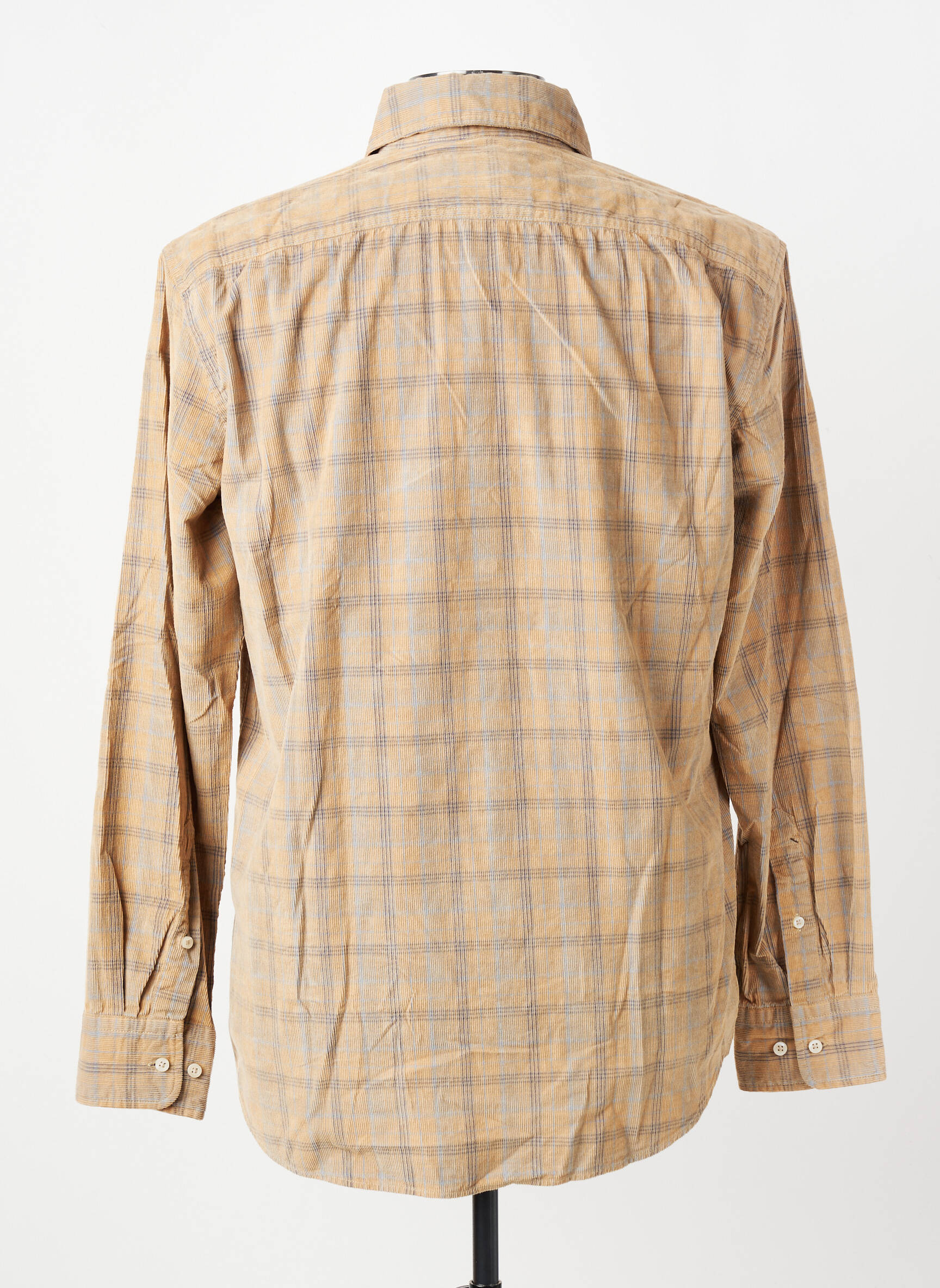Chemise manches longues imprimé écossais beige U.S. POLO ASSN homme