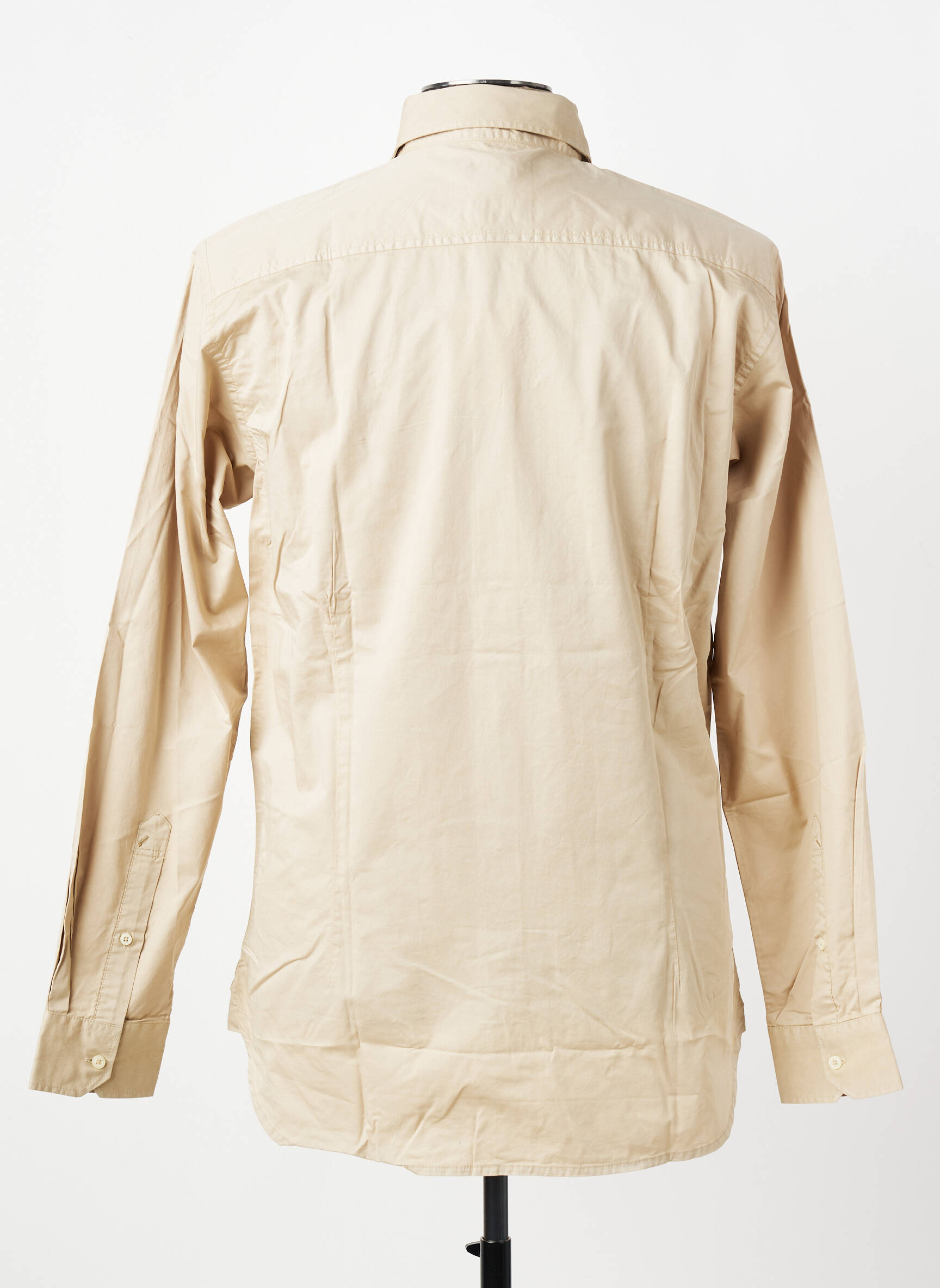 Chemise manches longues coupe cintrée beige U.S. POLO ASSN homme