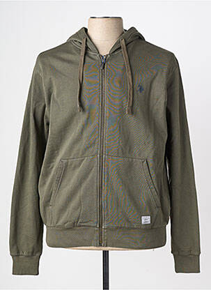 Veste casual resserrée sur le bas vert U.S. POLO ASSN homme