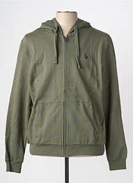 Veste casual resserrée sur le bas vert U.S. POLO ASSN homme