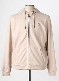 Veste casual resserrée sur le bas beige U.S. POLO ASSN homme