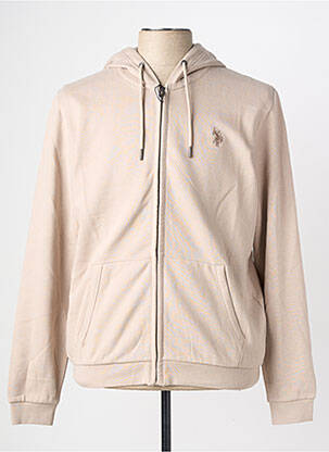 Veste casual resserrée sur le bas beige U.S. POLO ASSN homme