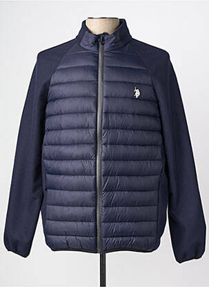 Doudoune poches sans capuche bleu U.S. POLO ASSN homme