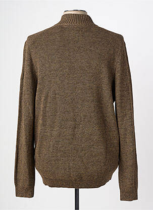 Gilet manches longues tissage chiné marron fonce CAMEL ACTIVE homme