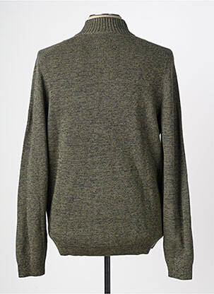 Gilet manches longues tissage chiné vert CAMEL ACTIVE homme