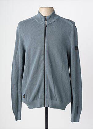 Gilet manches longues maille souple et aérée bleu clair CAMEL ACTIVE homme