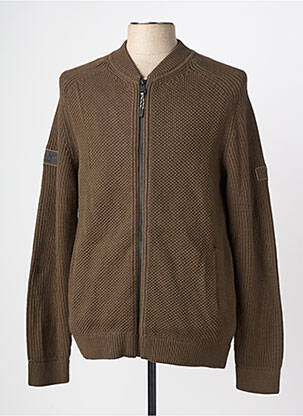 Gilet manches longues col v vert CAMEL ACTIVE homme